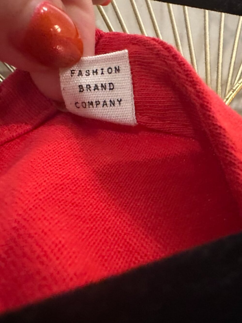 Fashion Brand Company Red Turtle Halter Top - Picture 5 of 7